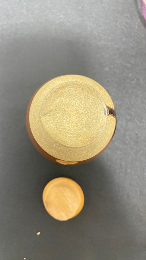 茶入 茶壷 笹田有祥 落款有 共箱