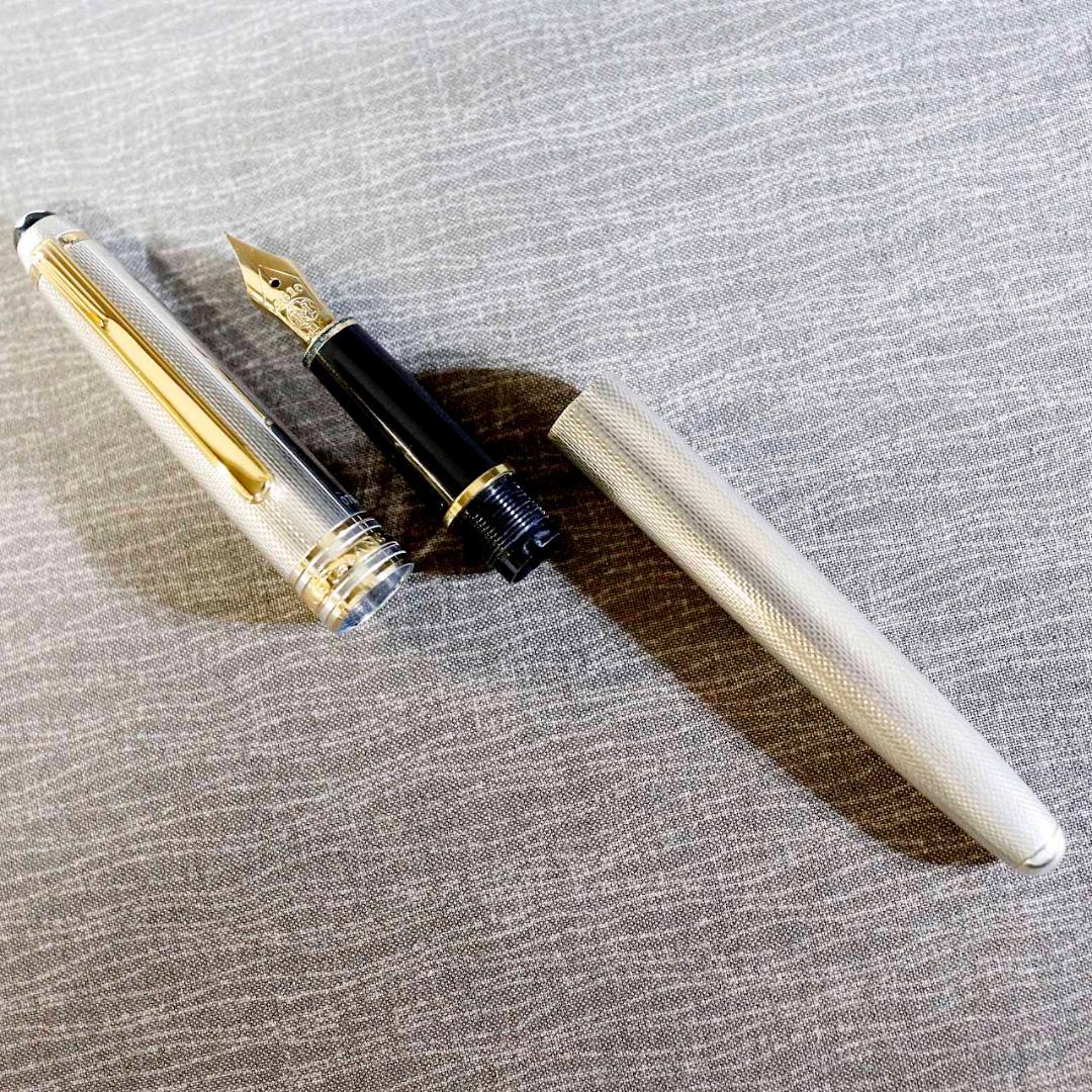 【送料込み】モンブラン 万年筆 １４４６ バーレイ スターリングシルバー