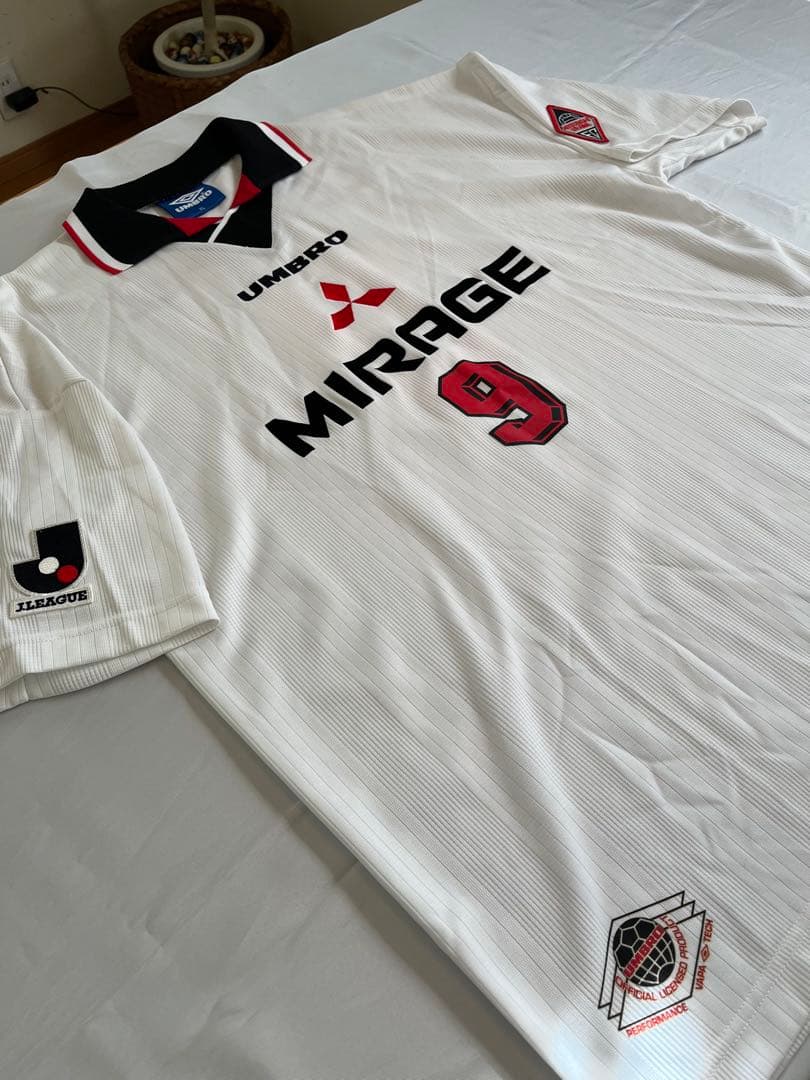 【美品 貴重】1997年 浦和レッズ アウェイ ユニフォーム NO.9サイズXL