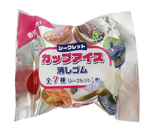 まとめ売り　カップアイス消しゴム　1箱BOX付きセット（42個入）まとめ売り