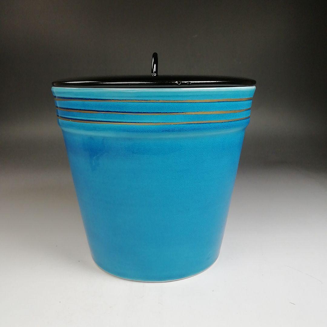 Ｔ９５４　水指　『土耳古　末広水指』『瑞豊 造』　共箱　茶道具