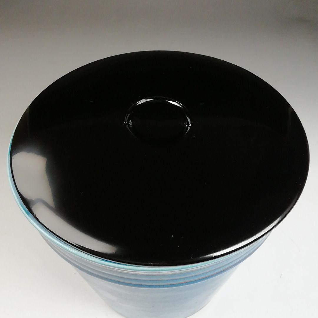 Ｔ９５４　水指　『土耳古　末広水指』『瑞豊 造』　共箱　茶道具