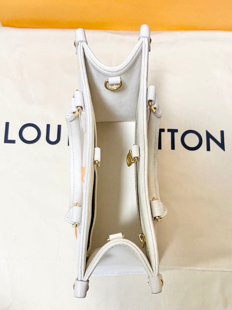 RFID 正規品 ルイヴィトン オンザゴーPM アンプラント バイカラー