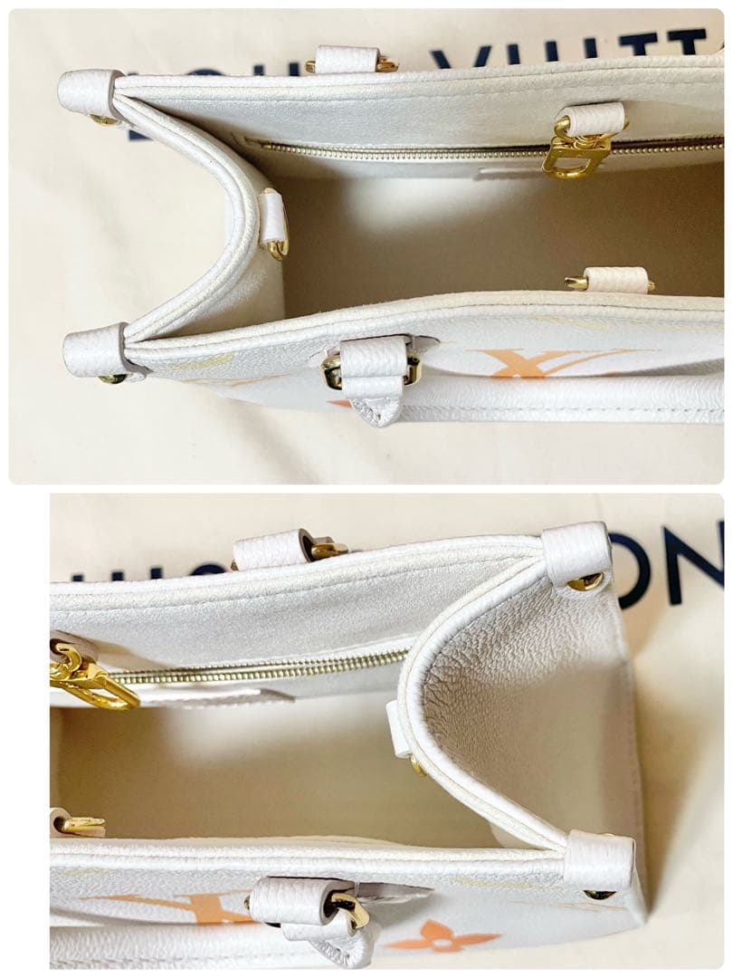 RFID 正規品 ルイヴィトン オンザゴーPM アンプラント バイカラー