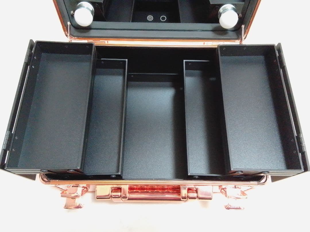 フランフラン ヴァリーズ ハリウッドボックス S メイクボックス コッパー