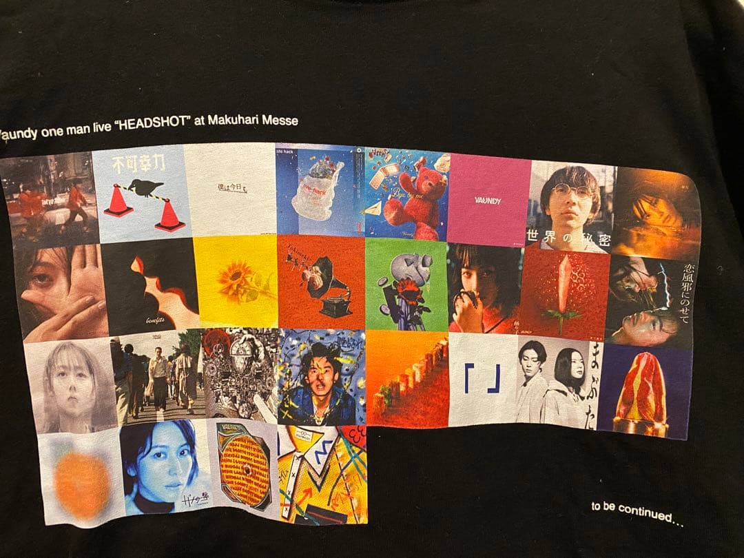 Vaundy Cover Art T-shirt [Black] Lサイズ