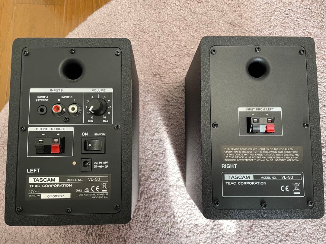 [TASCAM] VL-S3 オーディオスピーカー