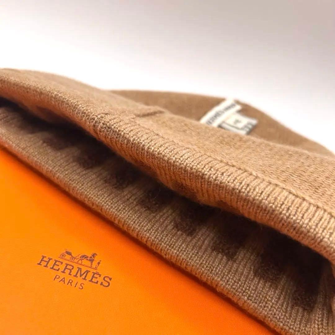 帽子 HERMES Cashmere Knit Beanie Margiela Era