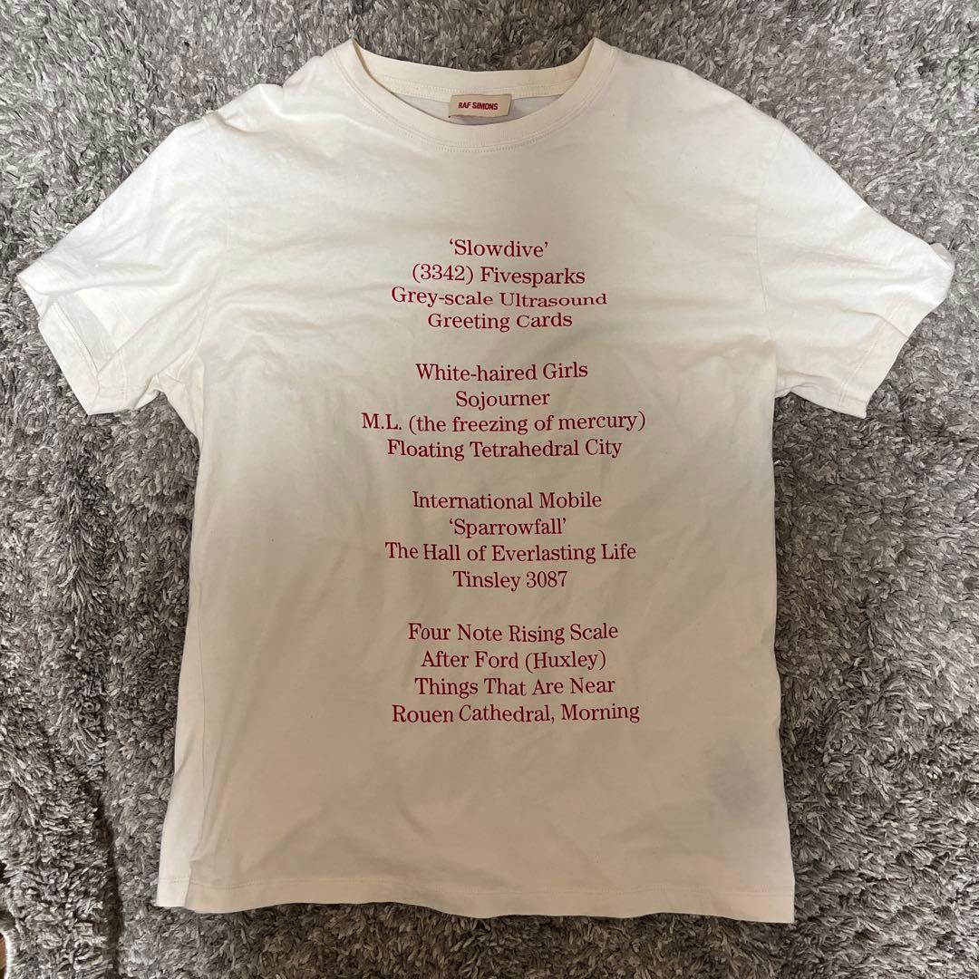 RAF SIMONS ラフシモンズ 20SS Tシャツ 半袖