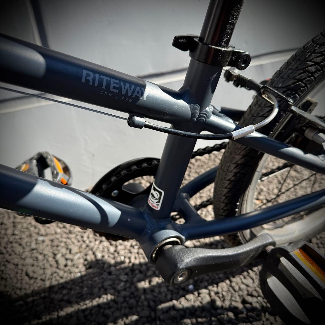 [美品・手渡し] RITEWAY ZIT16 マットブラックグレー