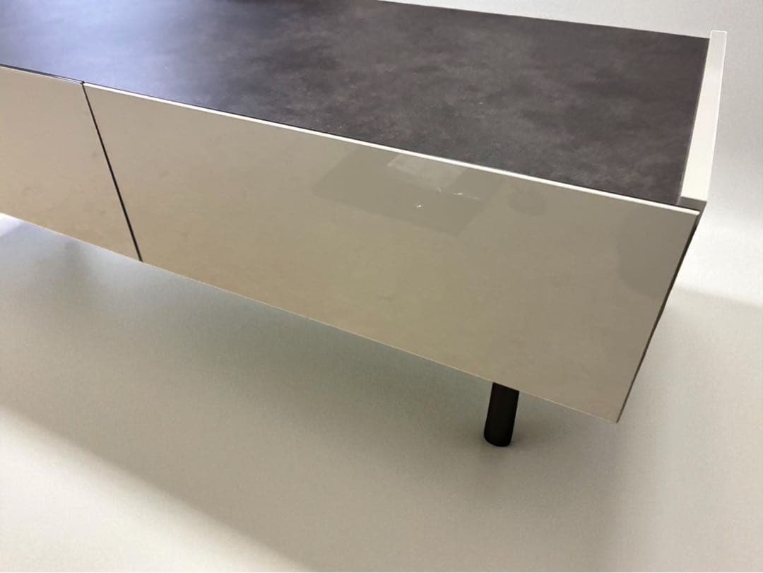 パモウナ テレビボード テレビ台 シルキーアッシュ 鏡面美品 kk01