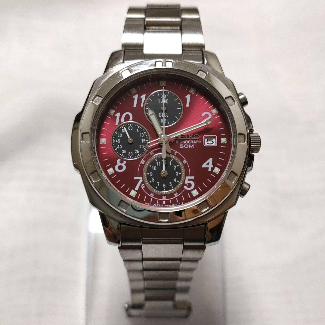 SEIKO セイコー クロノグラフ 海外限定逆輸入モデル SND495P