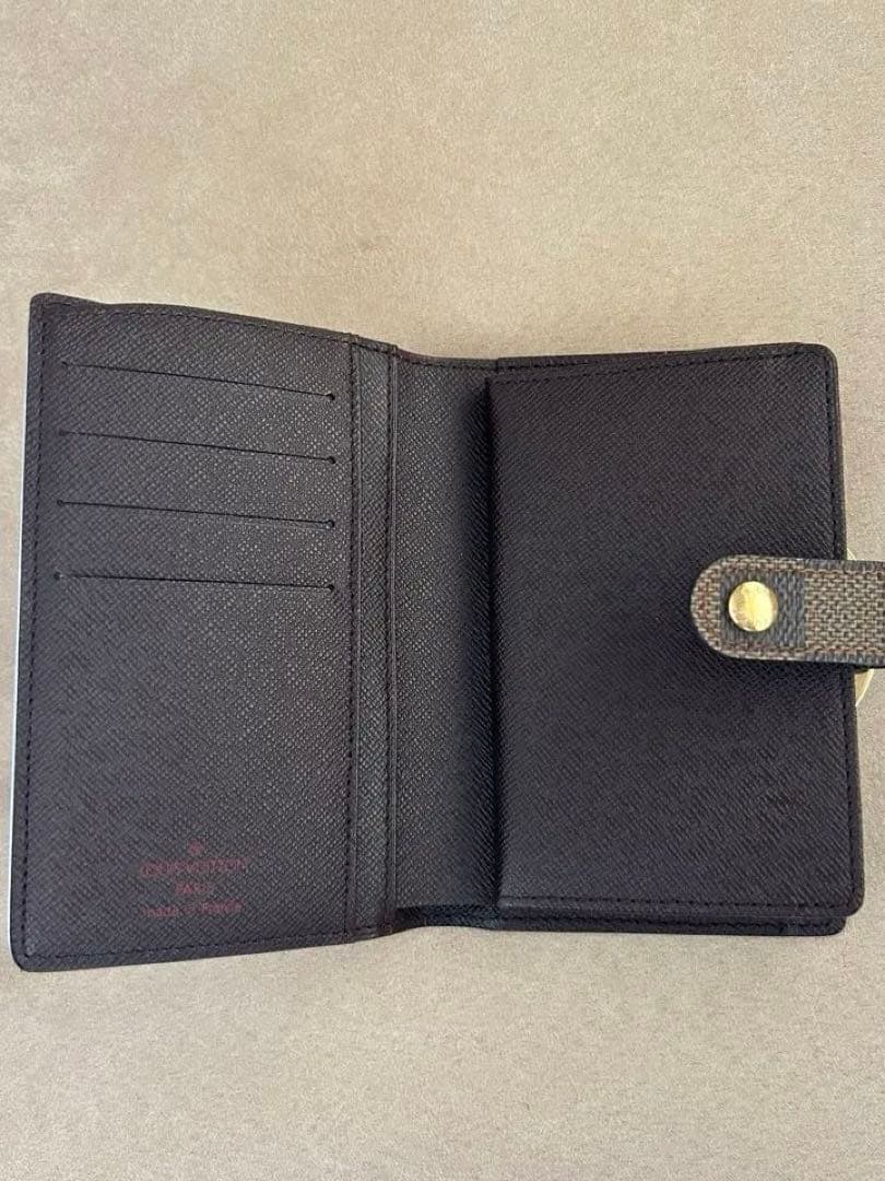 【使用少✨】ルイヴィトン ダミエ ヴィエノワ がま口 二つ折り財布