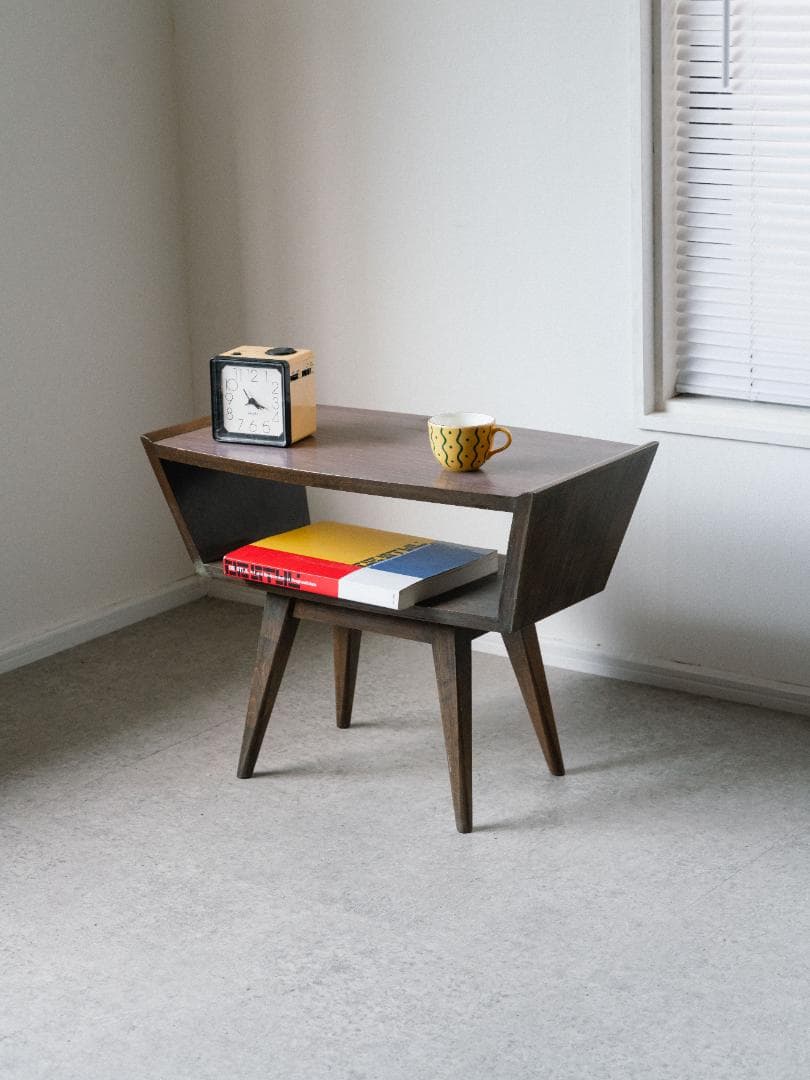 北欧 vintage ミッドセンチュリーモダン サイドテーブル 収納ボード