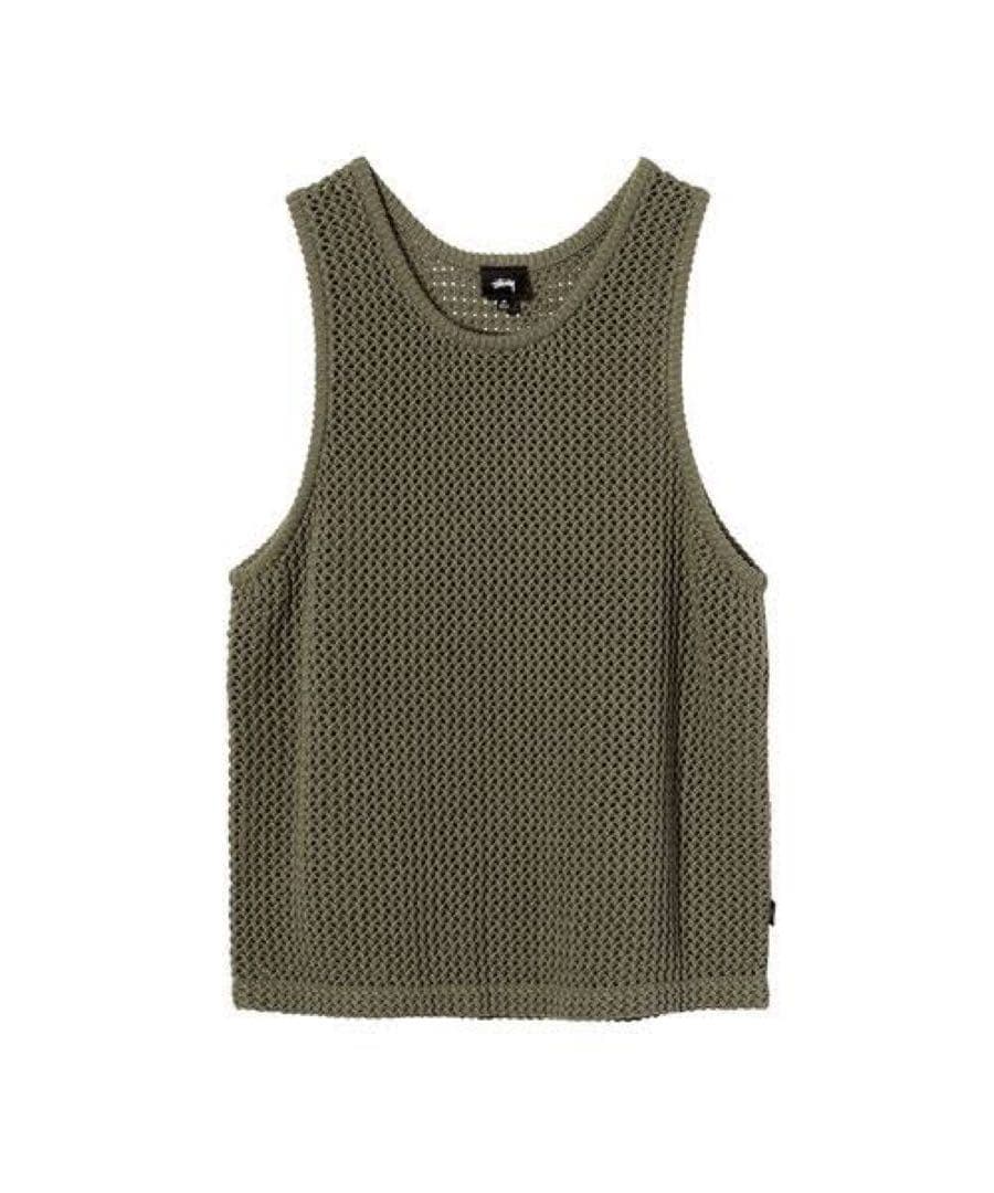 Stussy 22ss Odyed Mesh Tank　メッシュ　タンクトップ