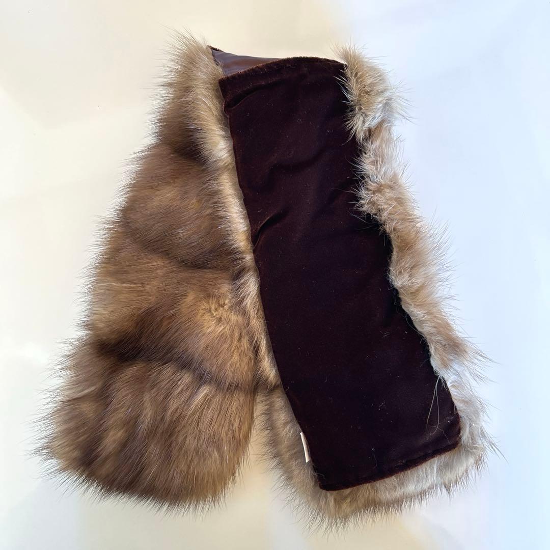 銀座和光 WAKO ロシアンセーブル ティペット 上品 艶感 フォーマル