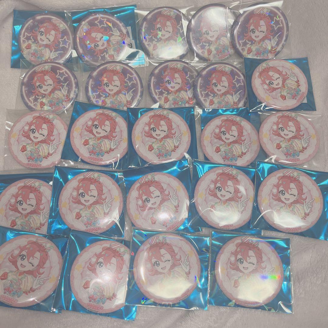 七浦おとめ 缶バッジ カフェ ひみつのアイプリ