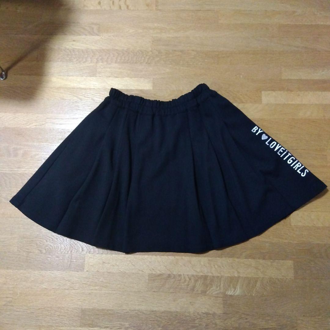 chacoco34　By♡LOVEiT 黒 スカート 150cm