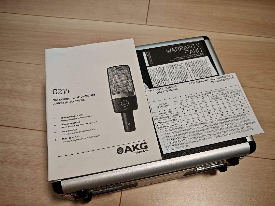 AKG C214 コンデンサーマイク