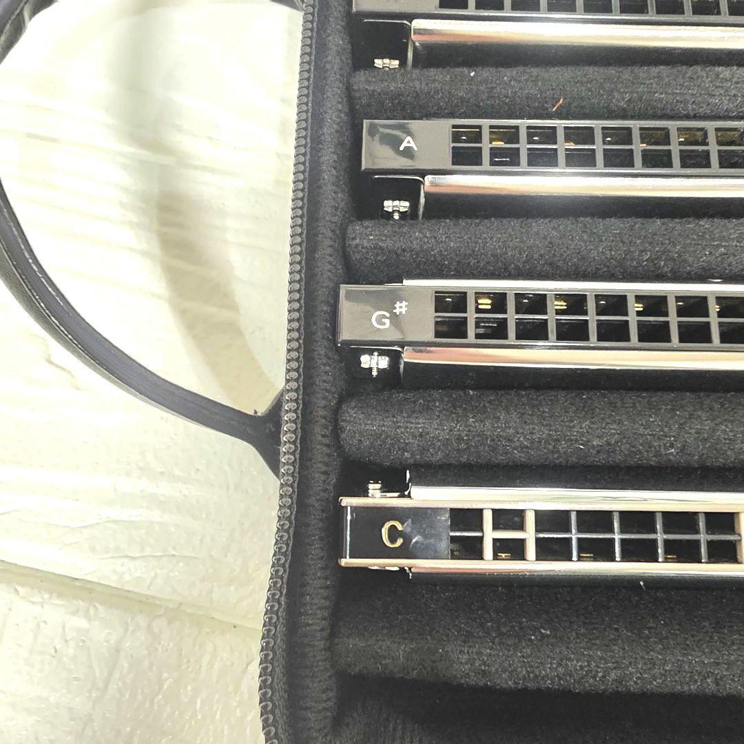 292】M. SUZUKI Humming トレモロハーモニカ　７本　TOMBO