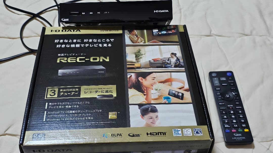 I-O DATA REC-ON 録画機能付き　HVTR-BCTZ3