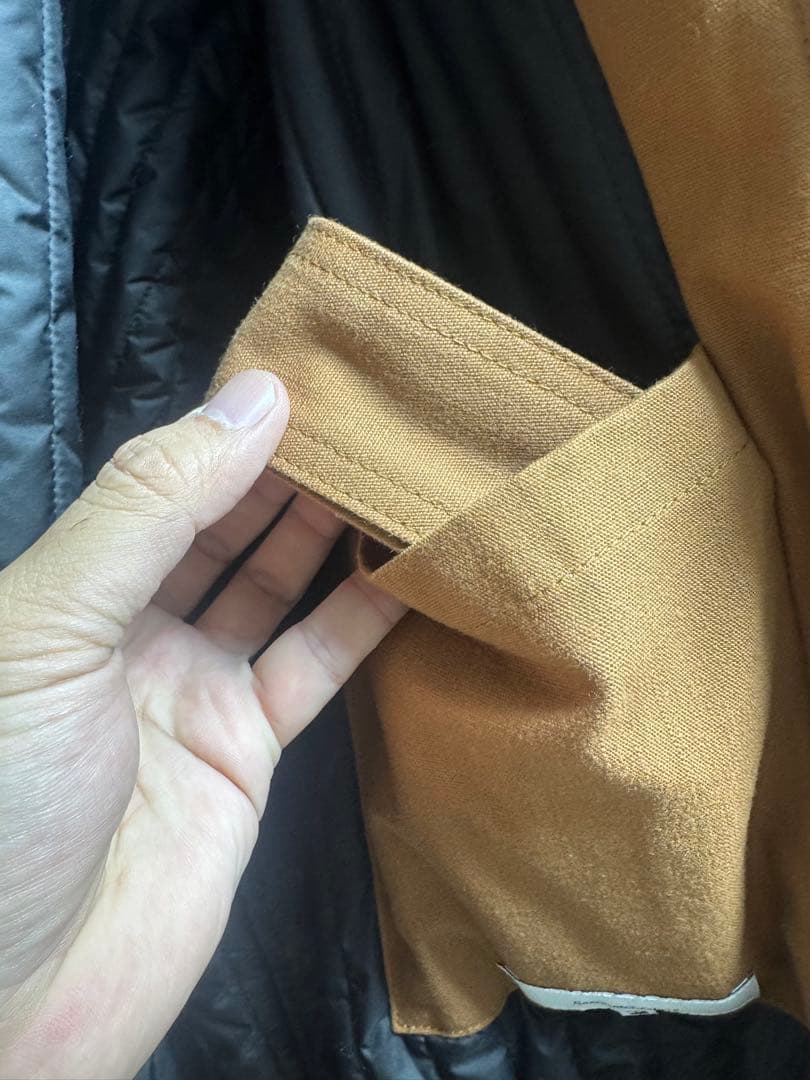 ジャケット・アウター Sasquatchfabrix. PUFF WORK HOODIE Brown