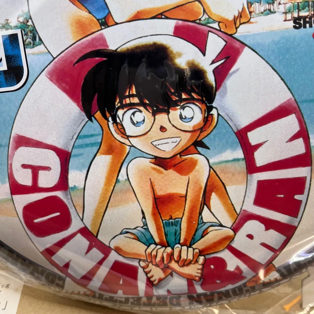 【未開封】名探偵コナン ウォールバッジ 缶バッジ 江戸川コナン 毛利蘭　2002