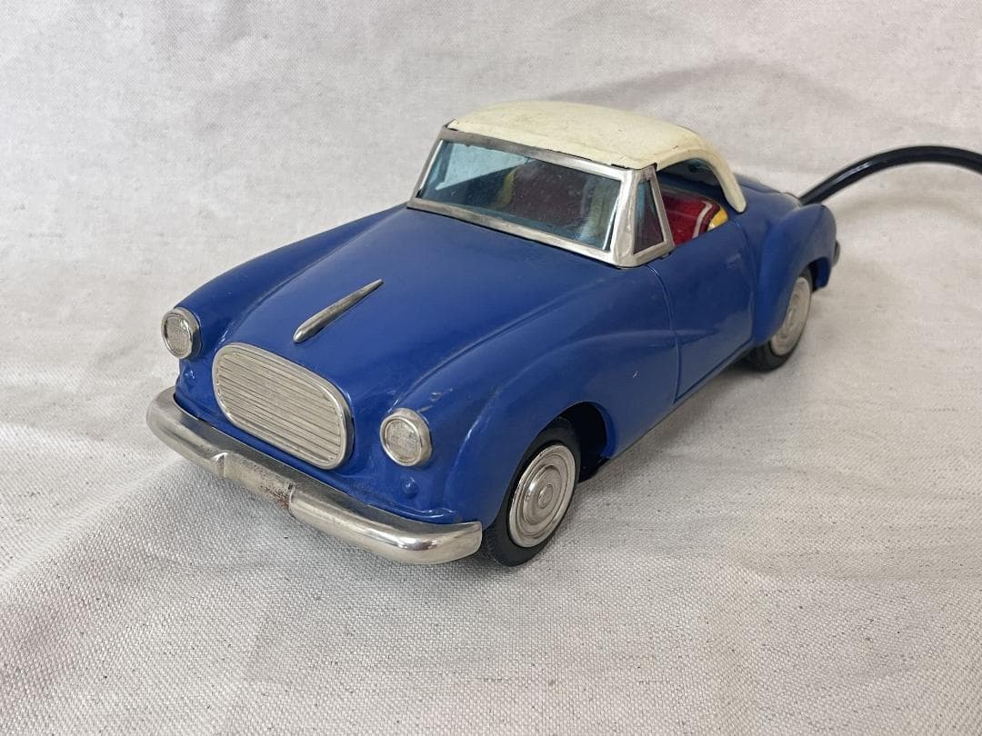 昭和レトロ！【ブリキおもちゃ】 リモコン付きブリキ自動車 動作不良 ジャンク