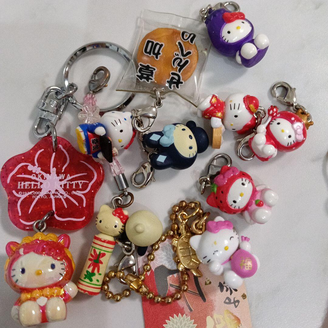 ハローキティ　根付　 御当地　激レア含む　30個　キティ　ストラップ　大量
