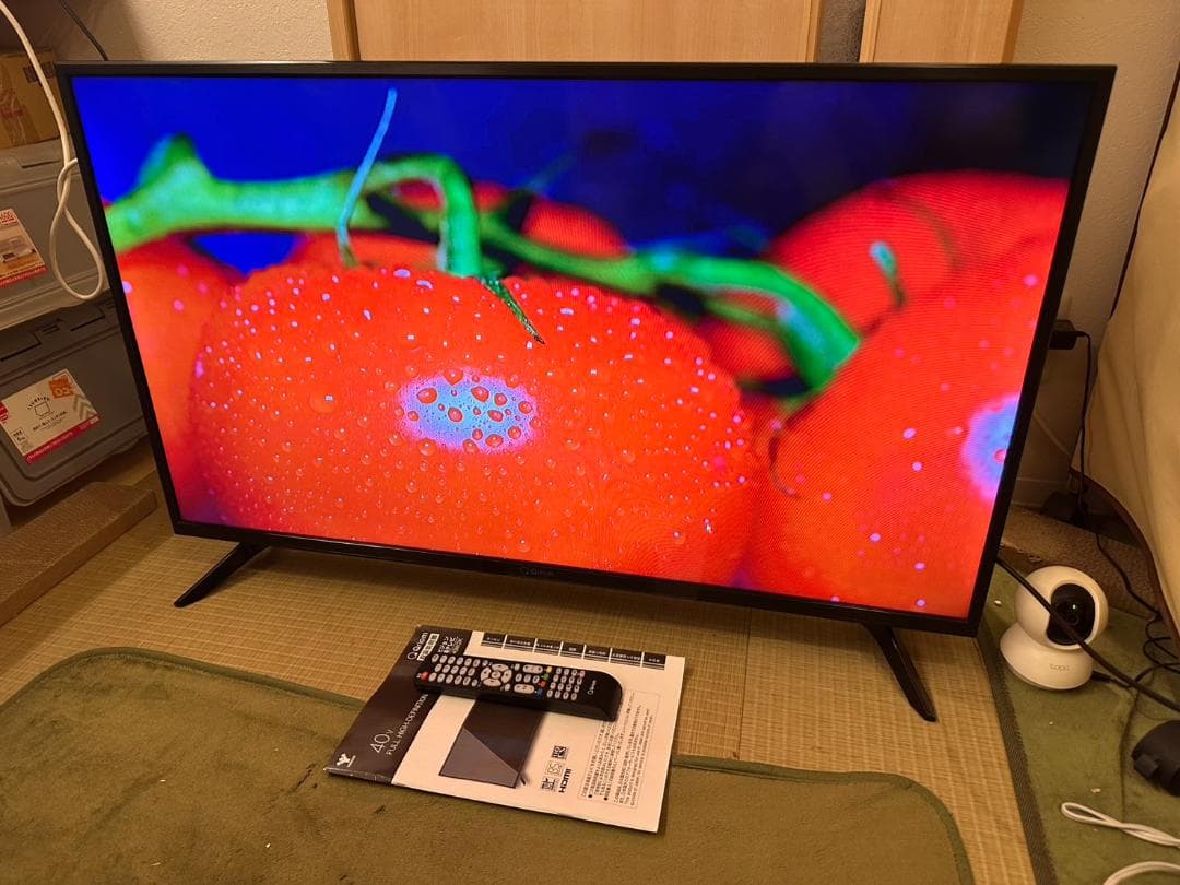 2022年製！ Qriom 40型 テレビ QRT-40W2K フルハイビジョン