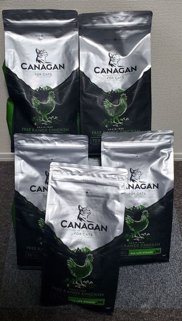 CANAGAN キャットフード チキン 未開封1.5kg×5袋