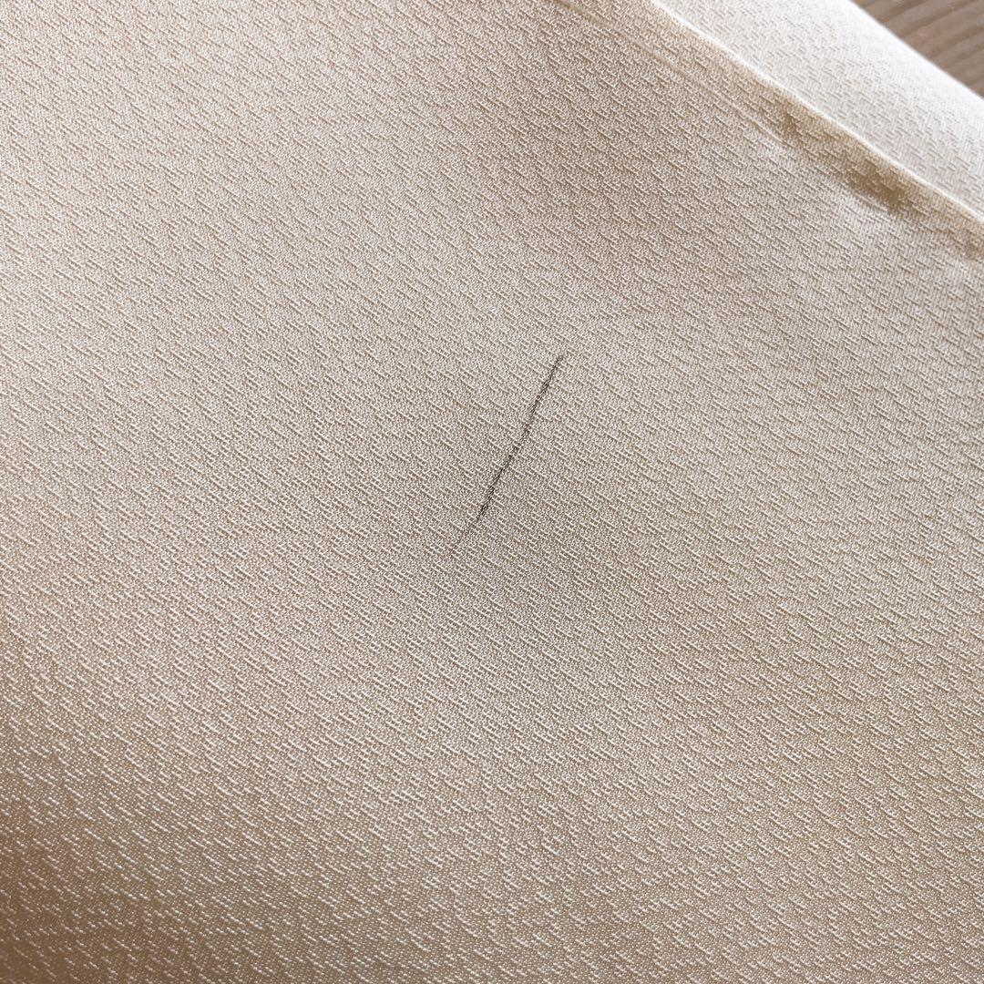 訪問着　フルセット　西洋柄　オフホワイト　金彩加工　着物　Q5