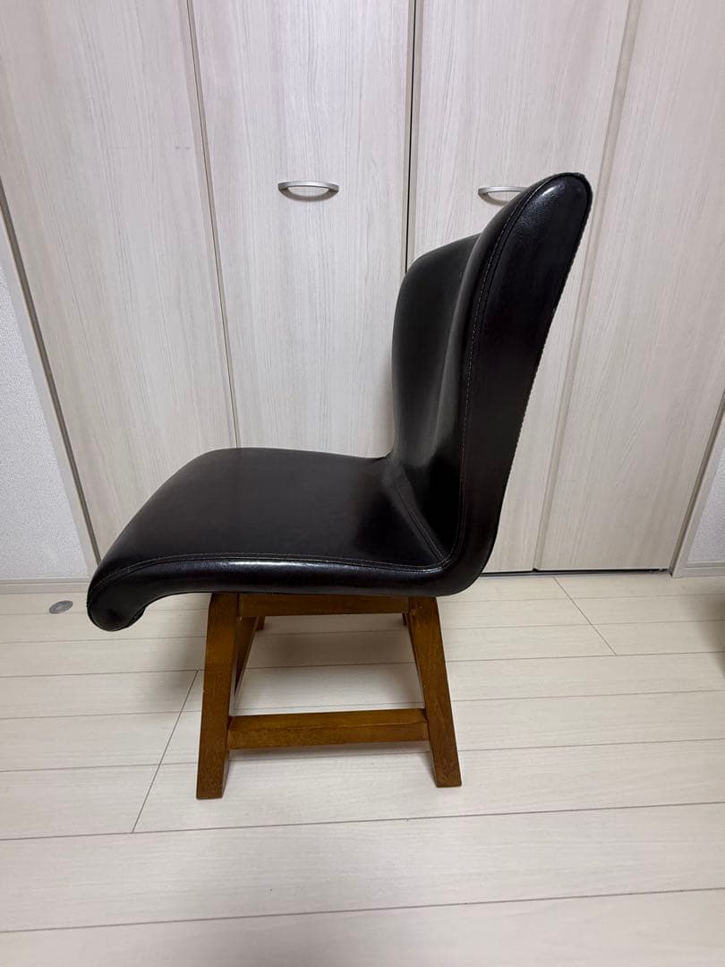 【中古品】MORI SHIGE モリシゲ 北欧風 アンティーク 回転チェア