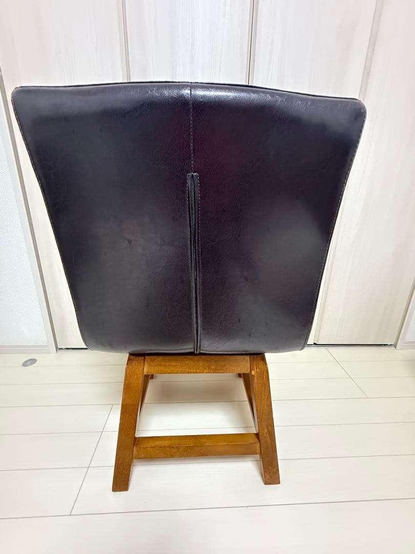 【中古品】MORI SHIGE モリシゲ 北欧風 アンティーク 回転チェア