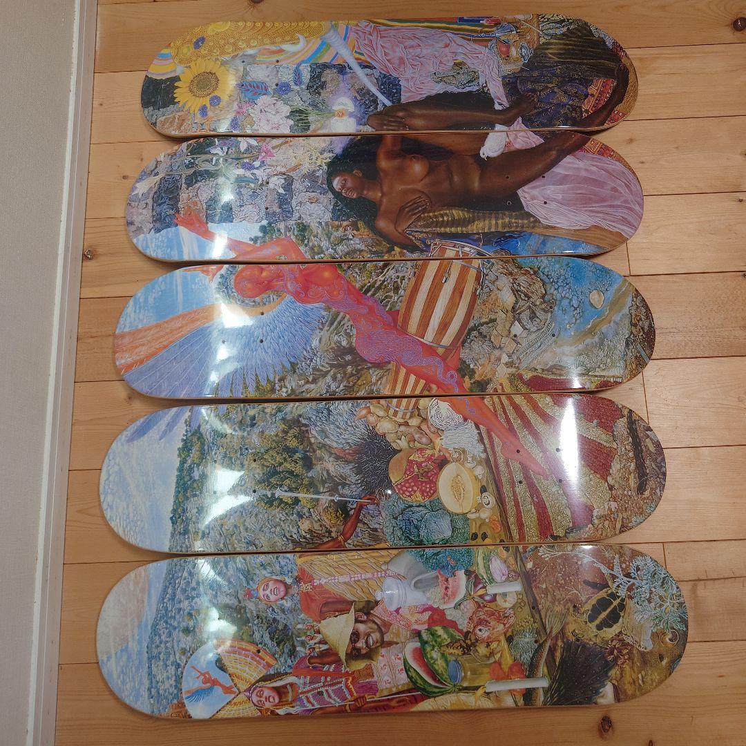 激レア FTC SANTANA ABRAXAS 5本スケートボードデッキセット