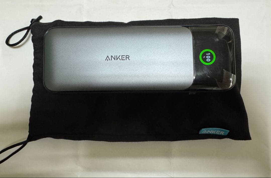 使用1回Anker 737 Power Bank (PowerCore 24K)