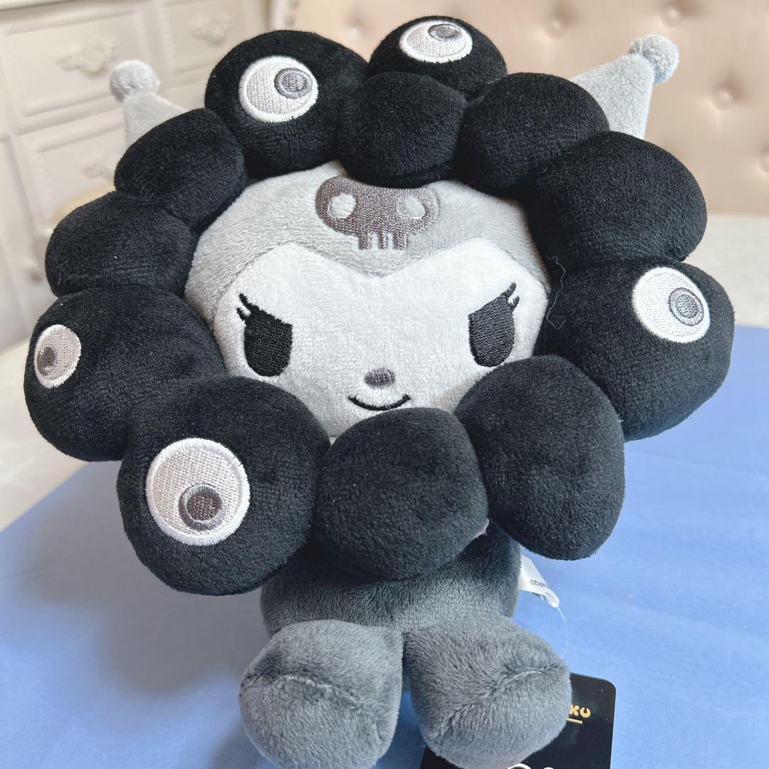 黒ミャクミャク　サンリオ　クロミ　ぬいぐるみ M 大阪関西万博