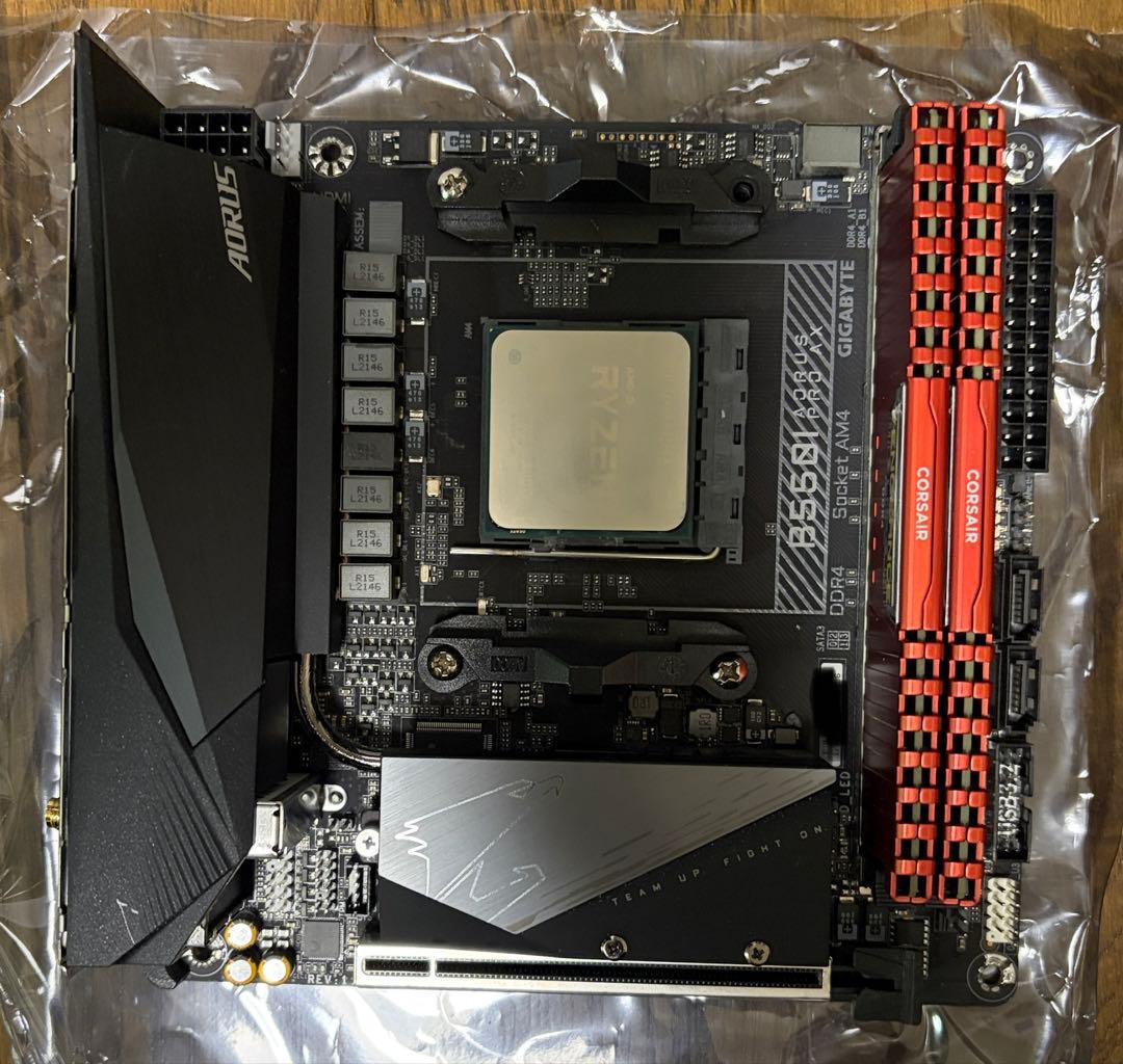 【中古】AMD Ryzen 9 5950X メモリ32GB マザボセット