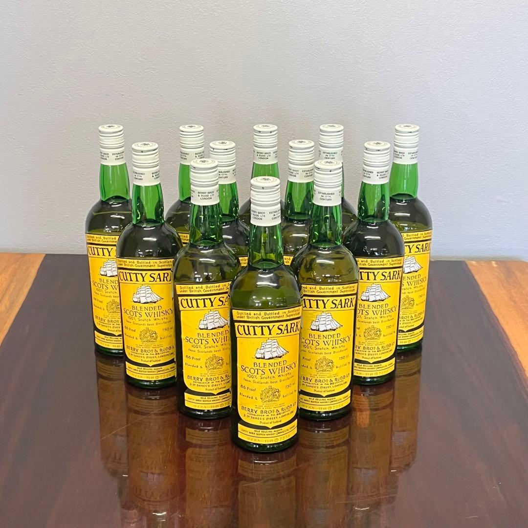 CUTTY SARK ブレンデッドスコッチウイスキー　特級　12本セット売り