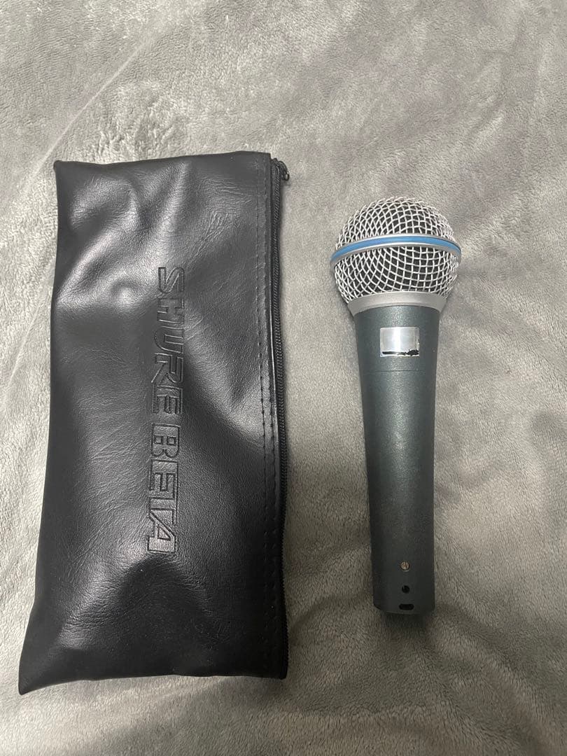 SHURE BETA58ダイナミックマイク 本体とケース付き