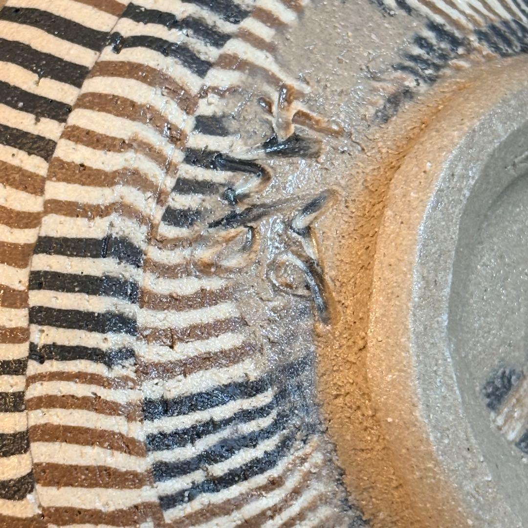 H*n様 水野教雄作　抹茶碗　練り込み