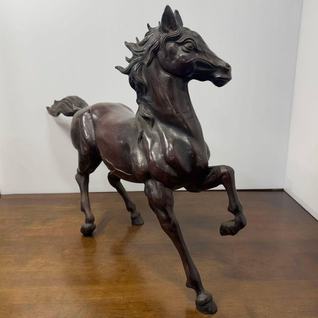 跳ね馬 金属製 オブジェ 鉄製 馬 置物 インテリア 金属工芸