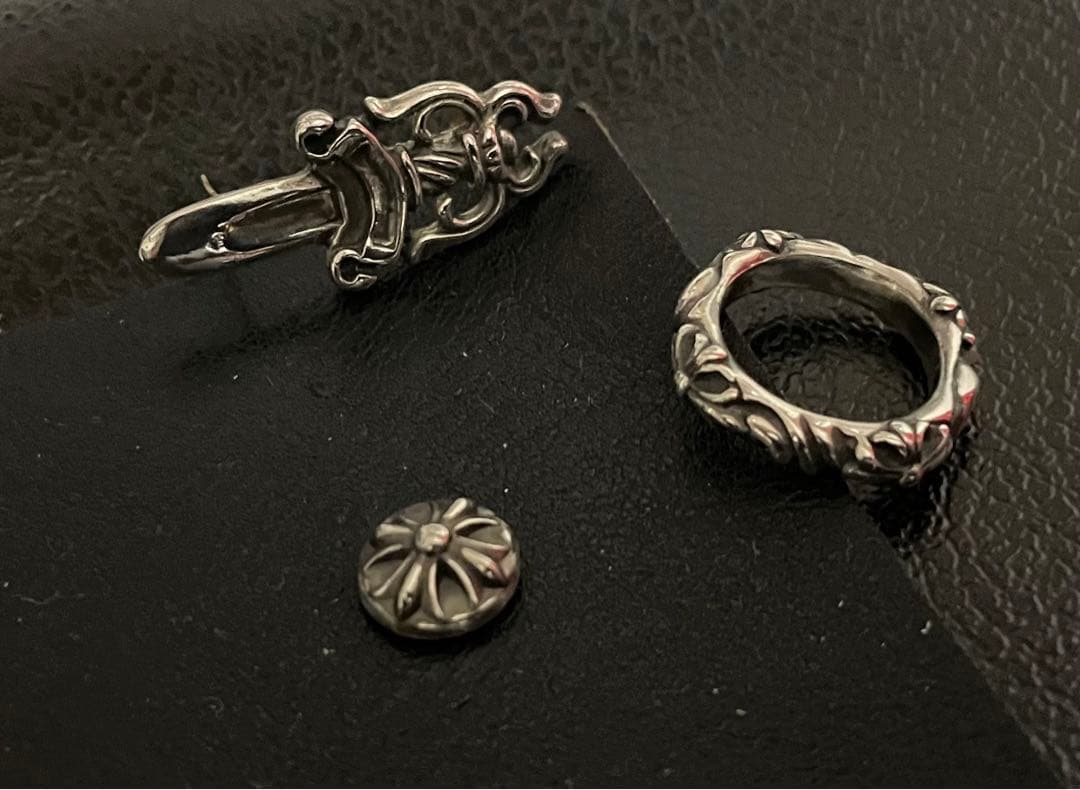 【オーダー】ダガー　iQOSイルマワン　レザーケース　silver925パーツ