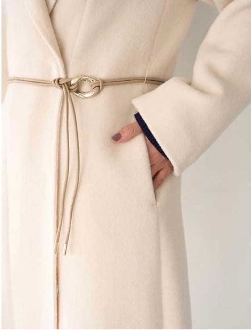 新品　スナイデル　ベルテッドレディコート　ロング