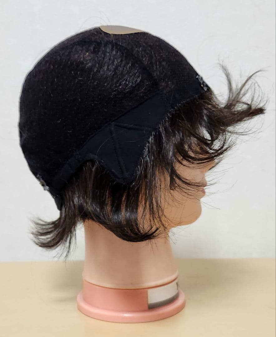 ぽっちり　2個まとめてウィッグ　ショートボブウィッグ ダークブラウン