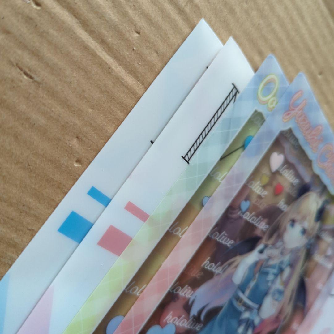 ホロライブ　クリアファイル　他4点　癒月ちょこ　大空スバル　大神ミオ　白上フブキ