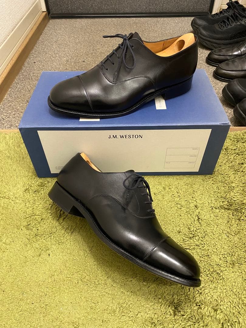 靴 J.M.WESTON / 300 / Cap toe oxford / 6.5F