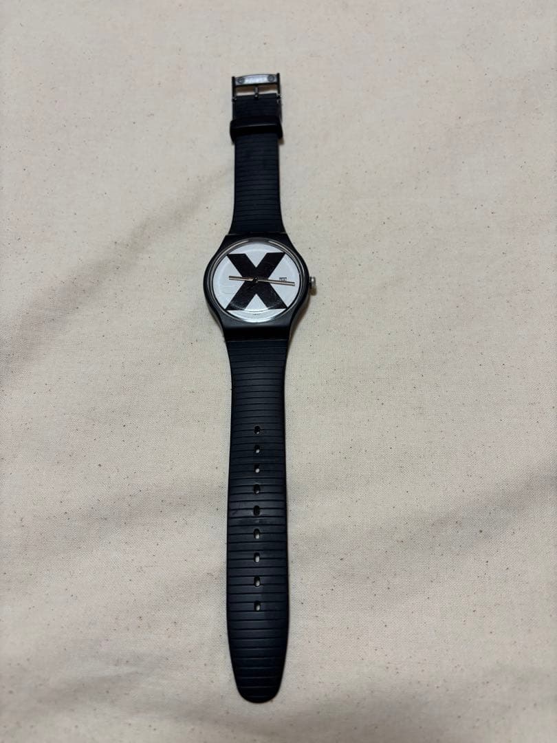 Swatch X X-RATED腕時計 ブラック