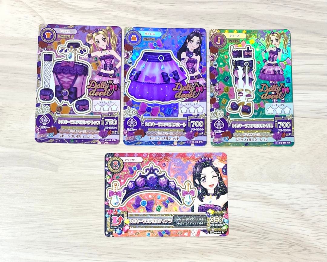 アイカツ　大地のの　白樺リサ　シルキーラブデビルコーデ