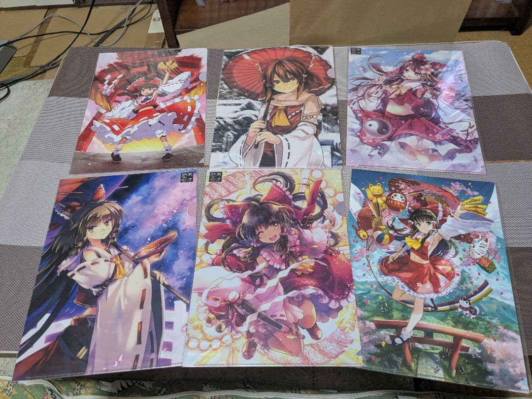 東方Project 波天宮　霊夢＆魔理沙　A4クリアファイル12枚セット